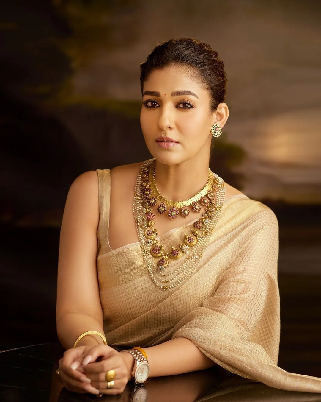 Nayanthra mam inspired Kanjivaram silk double wrapping saree - Image 7