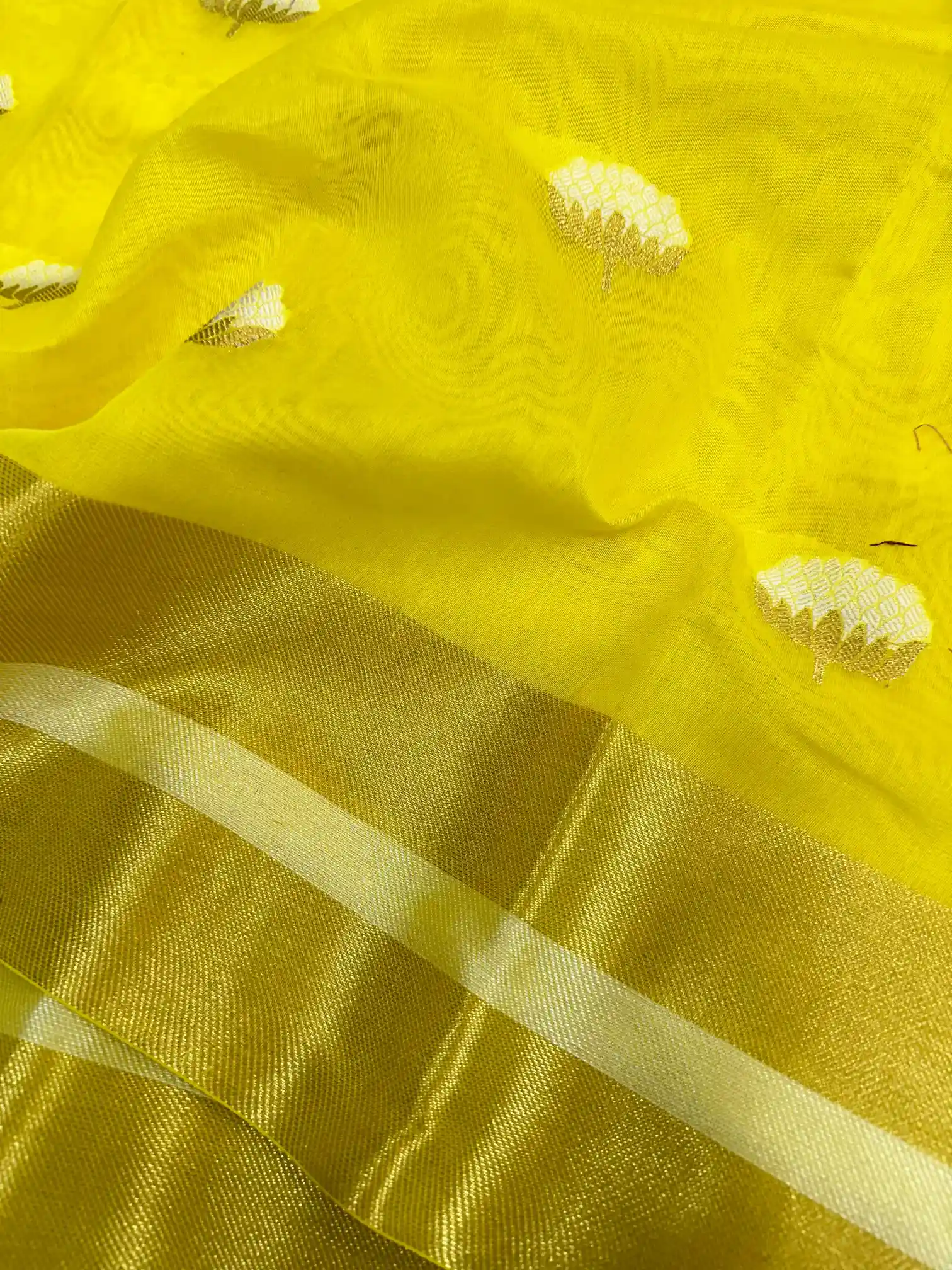 Katrina Kaif mam inspired linen cotton silk saree - Image 3