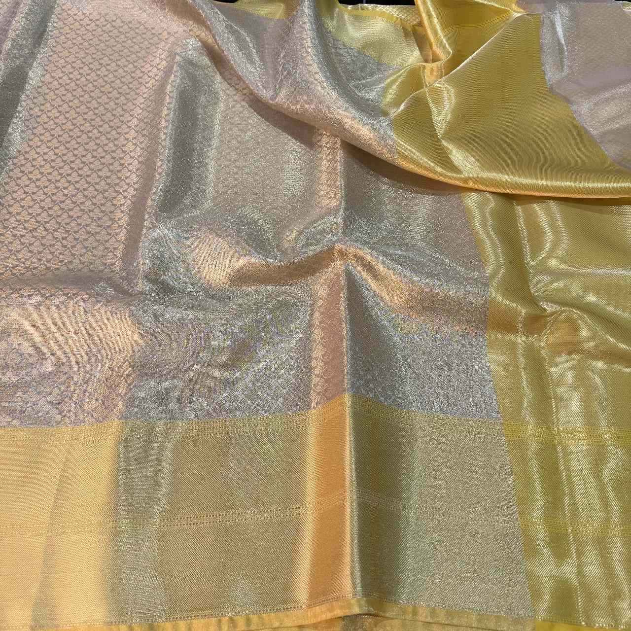 Janhvi Kapoor Inspired Tissue Silk Banarasi Saree - Image 2