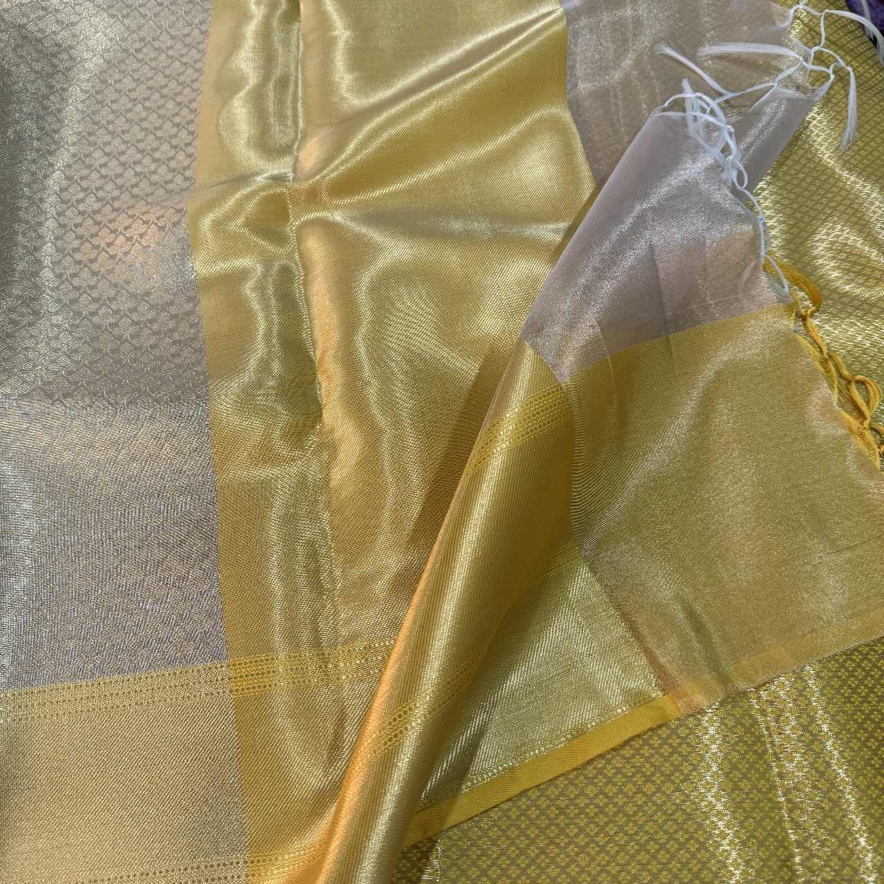 Janhvi Kapoor Inspired Tissue Silk Banarasi Saree - Image 3