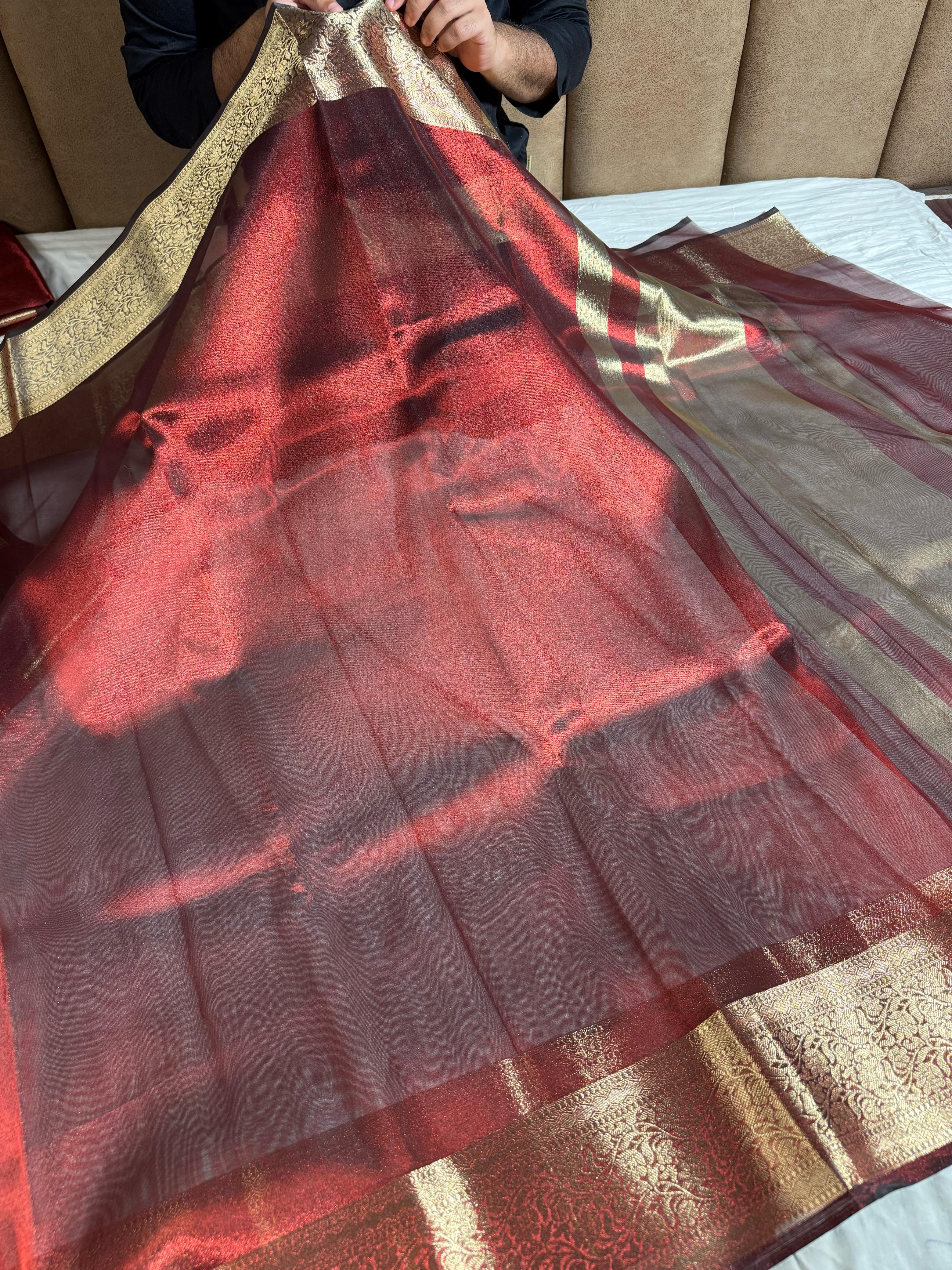 Premium Tissue Silk Saree - Image 2