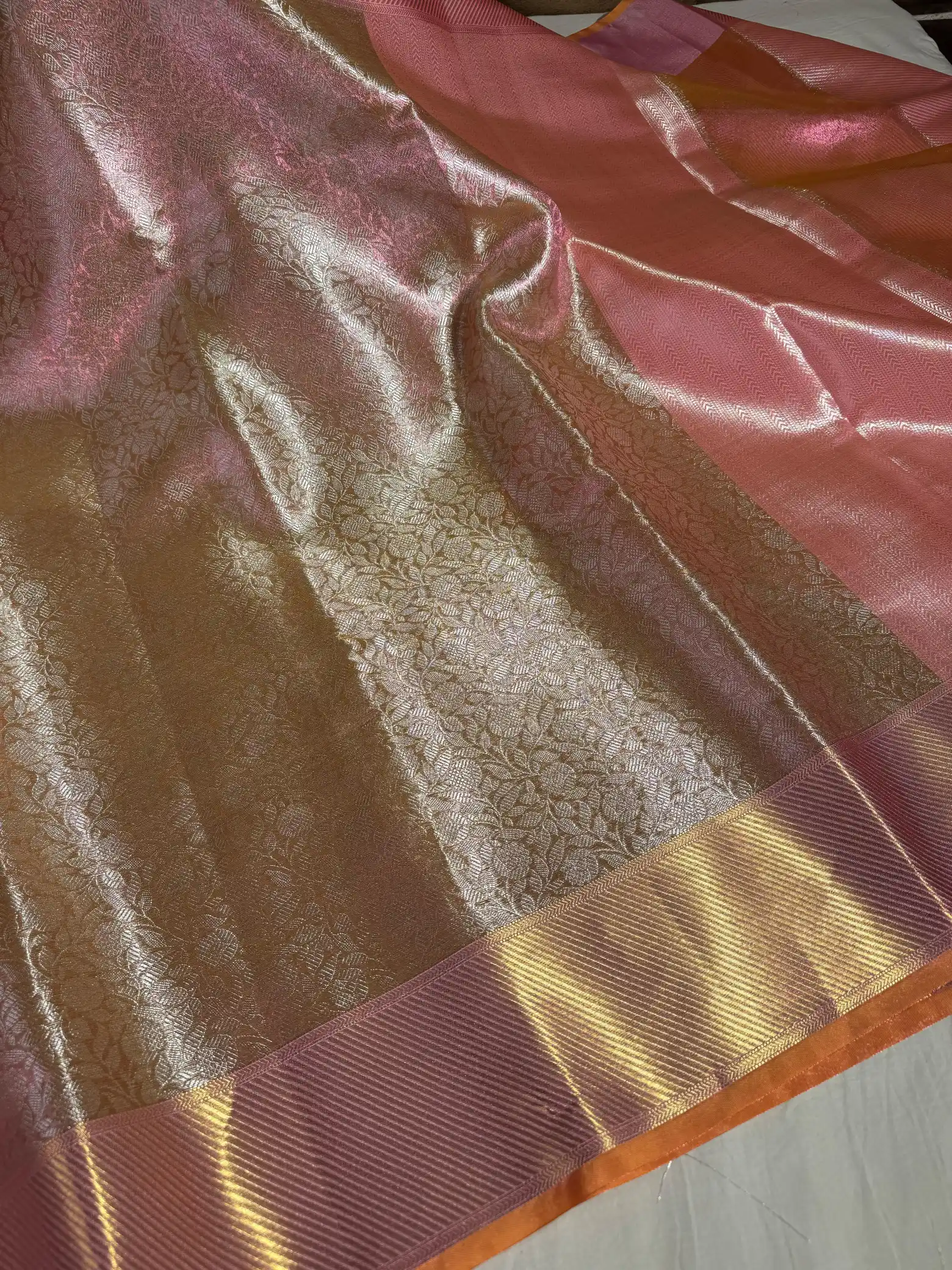 Sai Pallavi Ma'am inspired premium kanjivaram tissue silk saree - Image 3